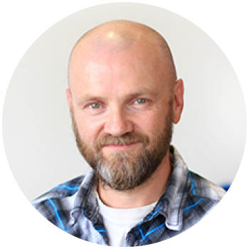 Ken Håkon Jansen, teknisk kunderådgiver, bygg- og anlegg. Portrett.