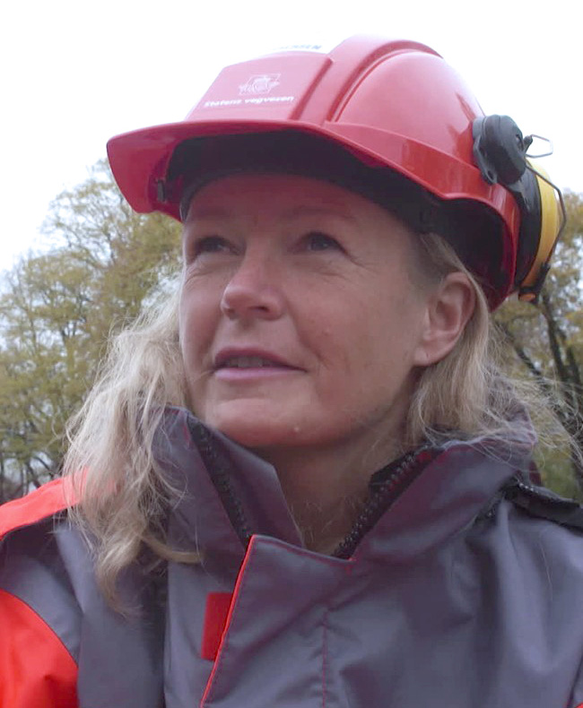 Portrett av landskapsarkitekt Kirstine Laukli fra Statens vegvesen. Foto.