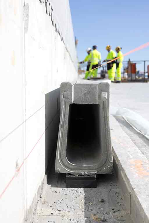 Ulefos Filcoten dreneringsrenne. Foto.